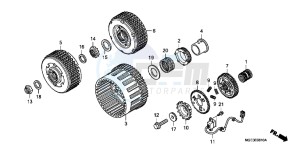 VFR1200FDC VFR1200F Dual Clutch E drawing CLUTCH (VFR1200FD)