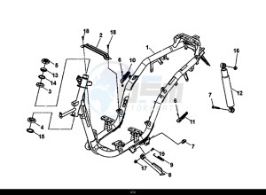 MIO 50I (45 KM/H) (FS05W1-EU) (E4) (L8-M0) drawing FRAME