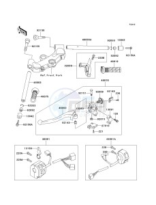 ZX 1200 A [NINJA ZX-12R] (A2) [NINJA ZX-12R] drawing HANDLEBAR