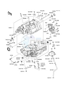 ER 650 A [ER-6N (EUROPEAN] (A6S-A8F) A7F drawing CRANKCASE -- ER650AE057324 - - -