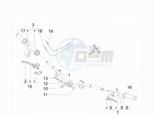 LXV 125 4T E3 drawing Handlebars - Master cil