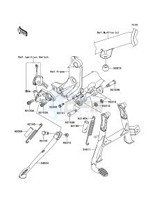 1400GTR ZG1400A9F FR GB XX (EU ME A(FRICA) drawing Stand(s)