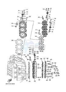 LZ250DETOX drawing CYLINDER--CRANKCASE-2