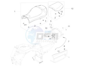 Audace 1400 USA-CND 1380 drawing Saddle