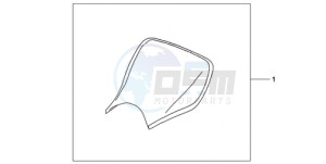 CBR1000RR9 Europe Direct - (ED / MK) drawing E-SEAT