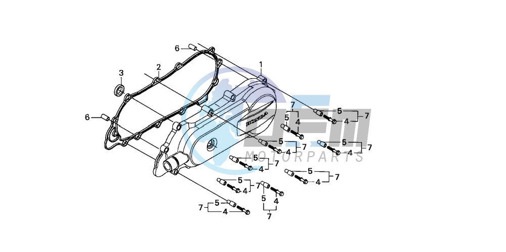 LEFT CRANKCASE COVER