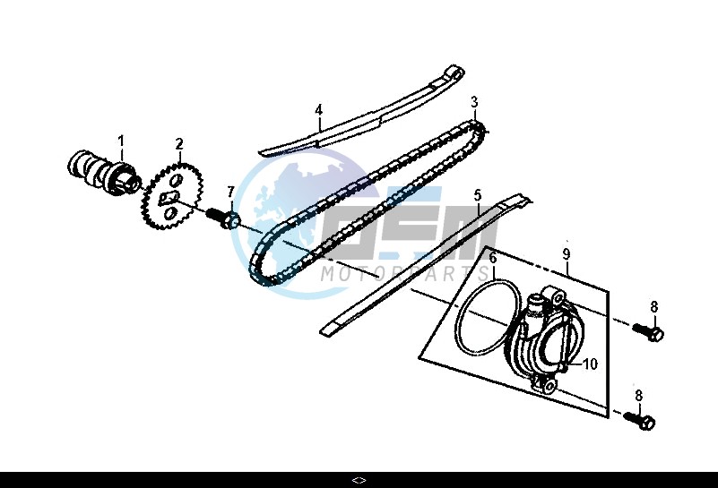 CAM SHAFT-CYL. HEAD L. SIDE COVER