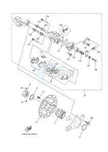 YFM700R YFM70RSXK (2LSS) drawing REAR BRAKE CALIPER