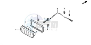 TRX350FM RANCHER 4X4 drawing TAILLIGHT