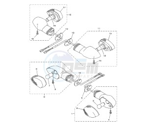 FZ8-N 800 drawing FLASHER LIGHT