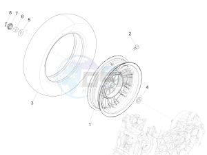 Sprint iGet 125 4T 3V ie ABS (APAC) drawing Rear wheel