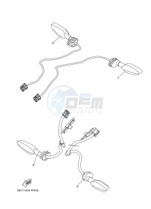 MT-10 MTN1000 (B67P) drawing FLASHER LIGHT