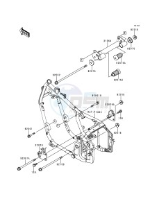 VN 800 A [VULCAN 800] (A1-A5) [VULCAN 800] drawing FRAME FITTINGS