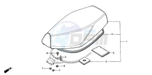 PK50M WALLAROO drawing SEAT