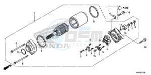 TRX420FMD TRX420 Europe Direct - (ED) drawing STARTING MOTOR