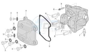 Atlantic 400-500 sprint drawing Head cover (Ext.Thermostat)