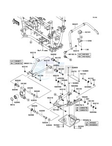 KVF750_4X4_EPS KVF750GDF EU drawing Rear Suspension