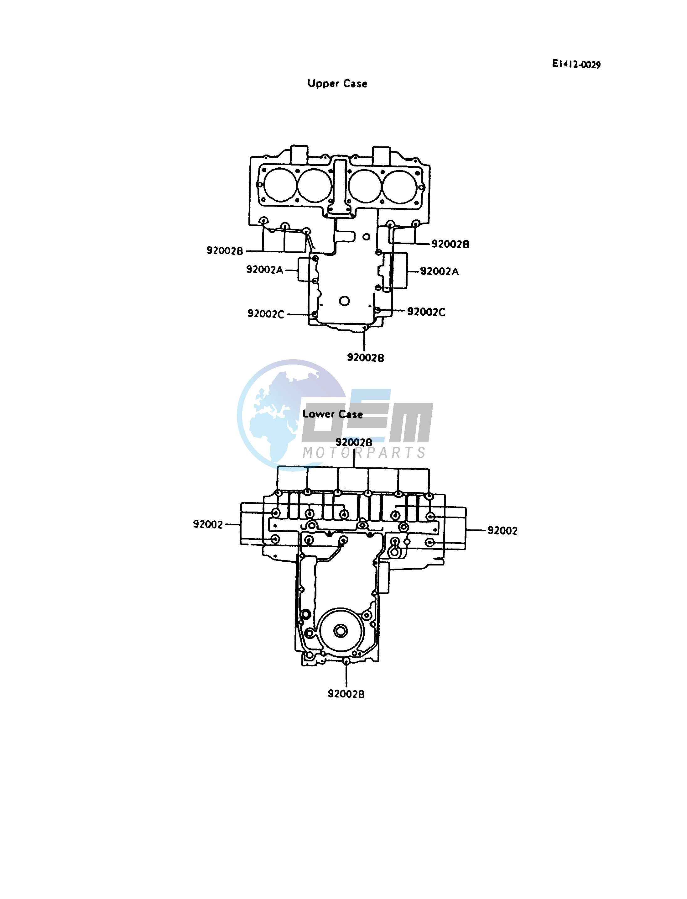 CRANKCASE BOLT PATTERN