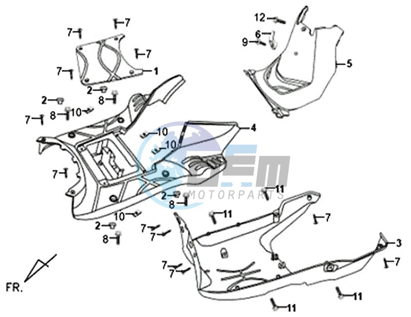 BOTTOM PLATE / FRAMECOWLING