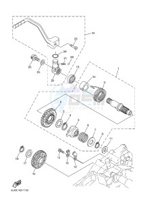 WR250F (1HC6 1HC7 1HC8) drawing STARTER