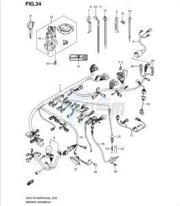 GSX-R1000 drawing WIRING HARNESS