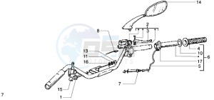 ET2 iniezione 50 drawing Handlebars component RH