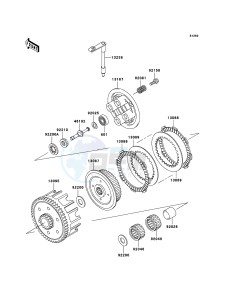 KX85 / KX85 II KX85B6F EU drawing Clutch