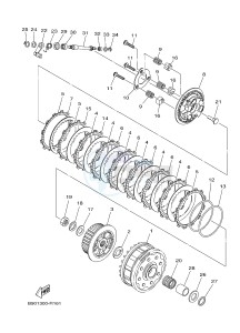 MT-09 TRACER MT09TRA TRACER 900 (2SCT) drawing CLUTCH