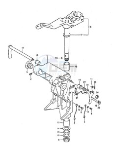 DT 65 drawing Swivel Bracket (1996 to 1997)