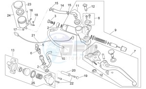 RSV 2 1000 SP drawing Clutch pump