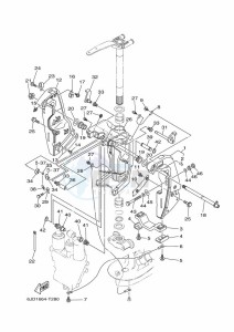 FL300BET drawing FRONT-FAIRING-BRACKET