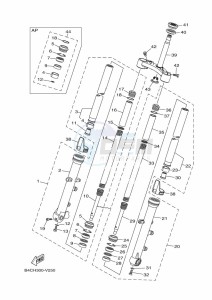 MT-07 MTN690-U (BHH5) drawing FRONT FORK