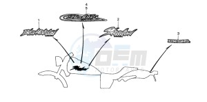 VT750DCB SHADOW SPIRIT drawing MARK (VT750DC1/2)