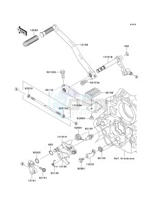 VN 1500 B [VULCAN 88 SE] (B1-B3) N8F drawing GEAR CHANGE MECHANISM