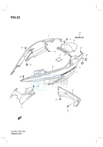 UH125 BURGMAN EU drawing FRAME COVER