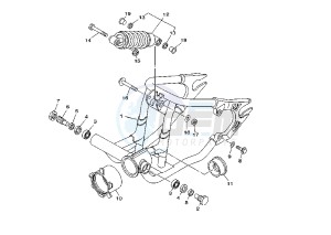 XVS DRAG STAR 650 drawing REAR ARM