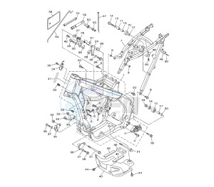 WR F 450 drawing FRAME