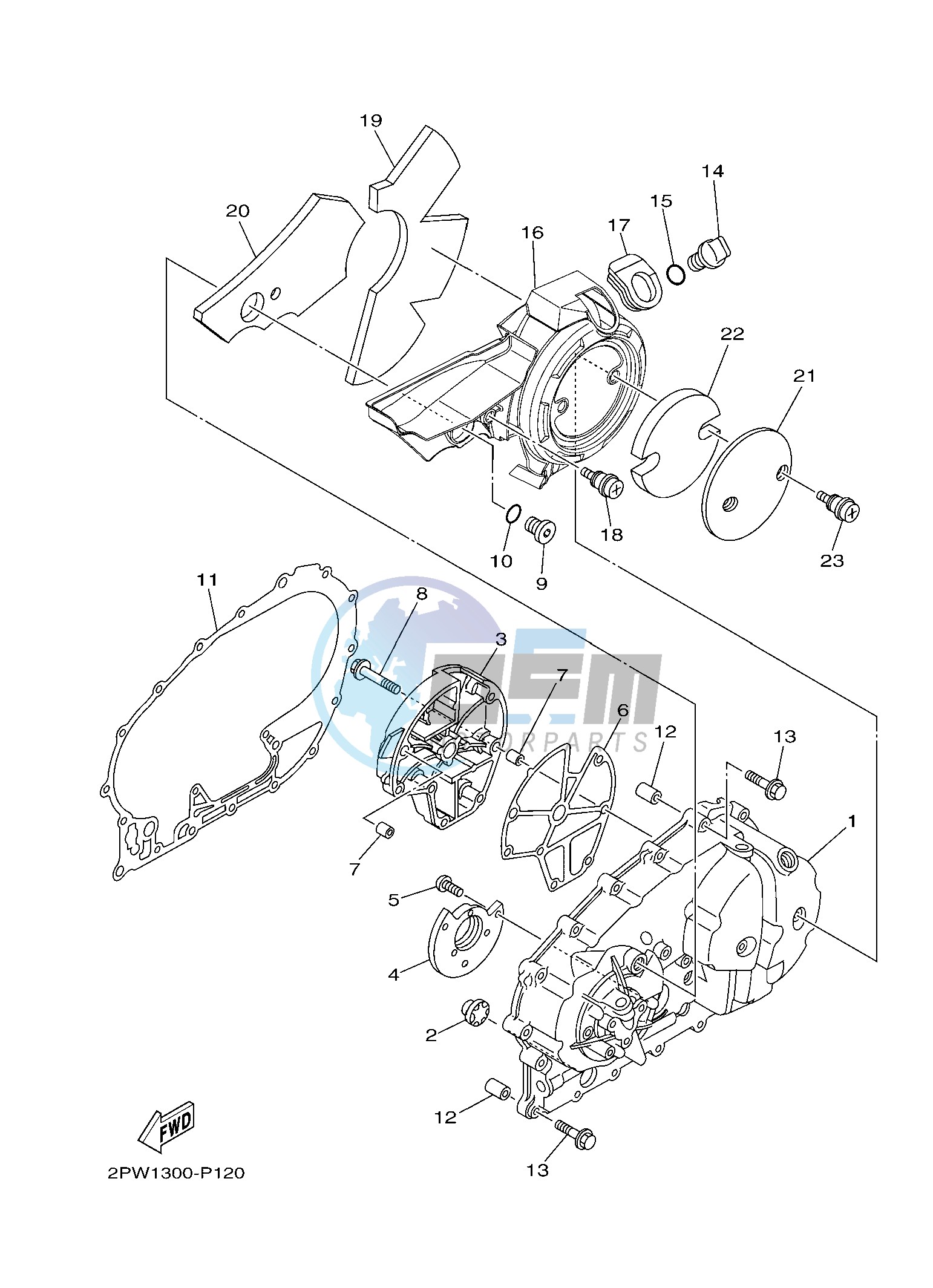 CRANKCASE COVER 1