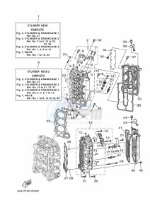 F250HETX drawing CYLINDER--CRANKCASE-2