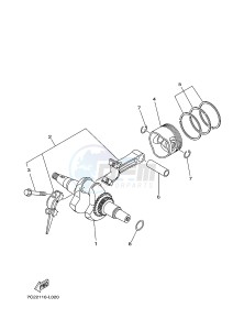 FW2600FW 171 drawing CRANKSHAFT & PISTON