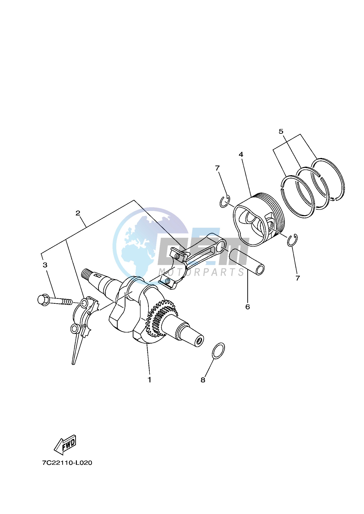 CRANKSHAFT & PISTON