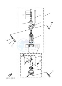 F25AMHL drawing STARTER-MOTOR