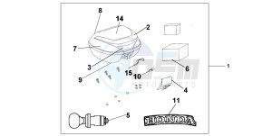 PES125R drawing TOP BOX 35 L PB-324C