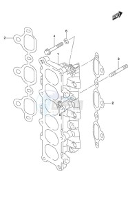 DF 250AP drawing Intake Manifold