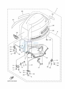 F150BETX drawing FAIRING-UPPER