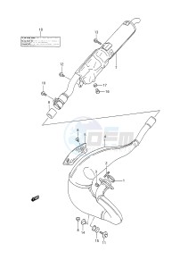 TS200R (E28) drawing MUFFLER