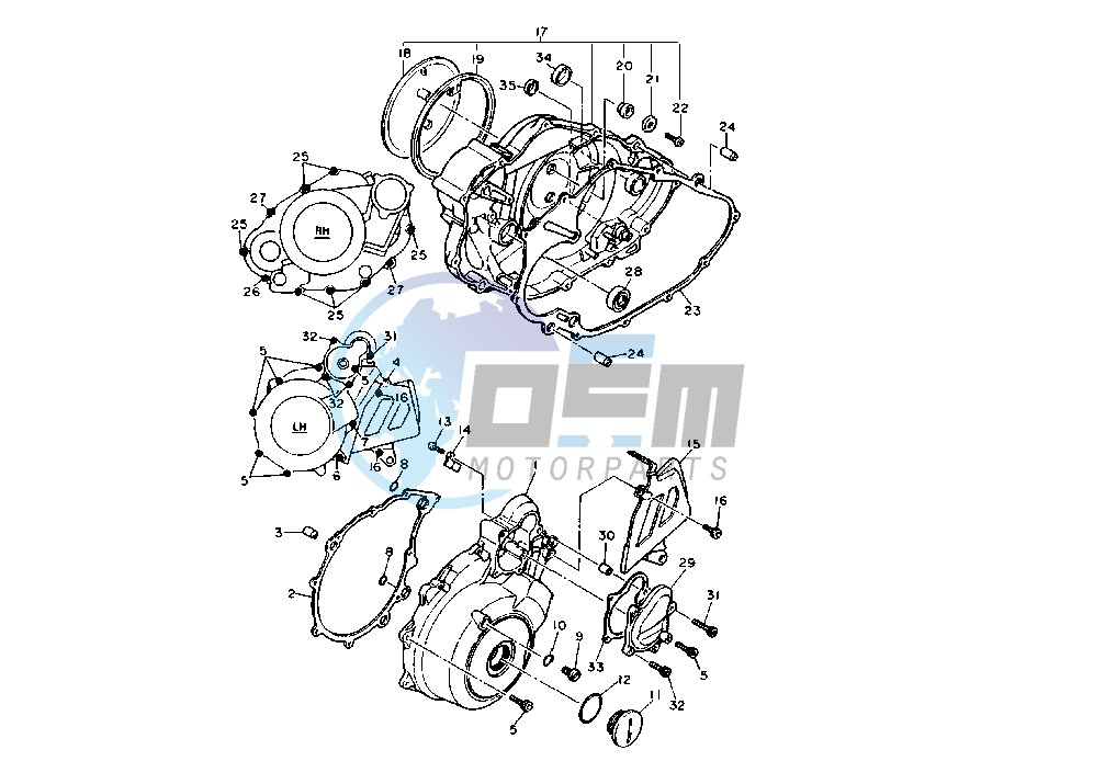 CRANKCASE COVER MY95