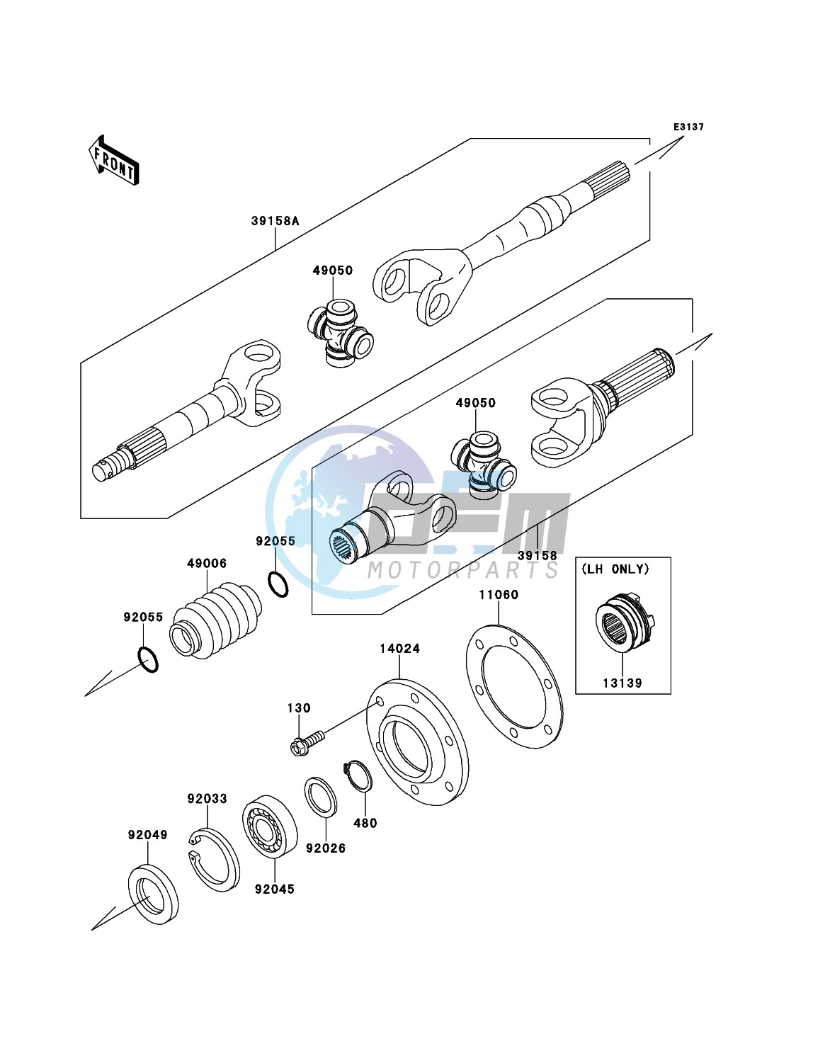 Drive Shaft-Rear