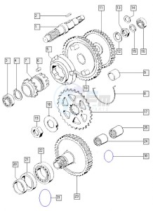 FLEXER_EX_L0-L2 50 L0-L2 drawing Countershaft-mainshaft