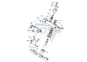 XV A WILD STAR 1600 drawing STEERING